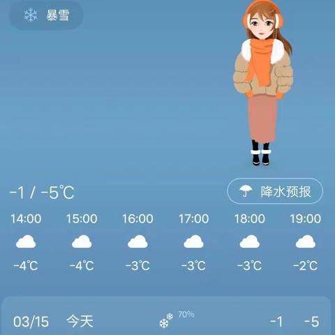 小营盘幼儿园大风降温天气安全提醒