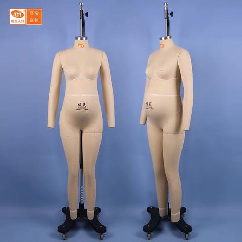 俊美人台孕妇服装制版模特