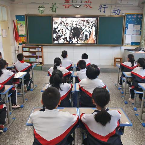 胜利振兴小学“观红影评红影”主题活动