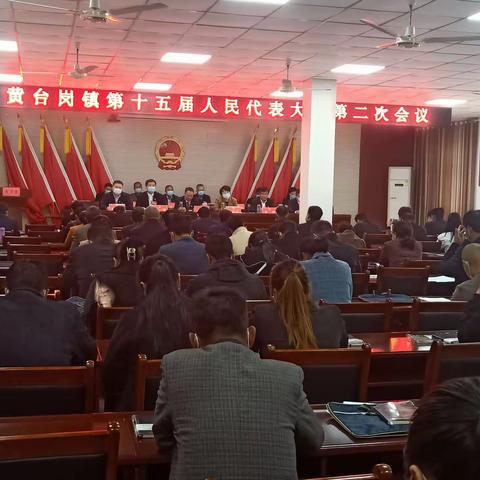 宛城区黄台岗镇第十五届人民代表大会第二次会议胜利召开