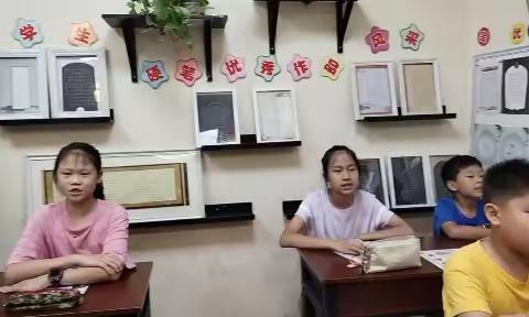 唐德谋书法23年十二教室硬笔第一期暑假班正式结束！