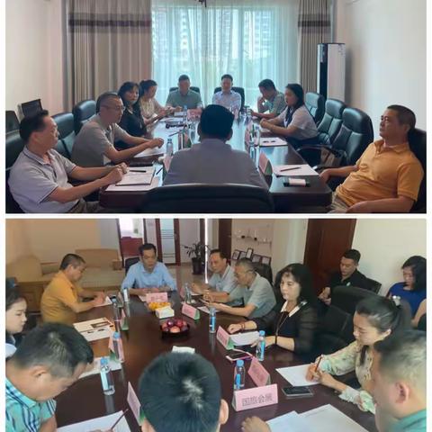 市商务局副局长陈人生与海口市会议展览业协会及相关会展企业展开座谈