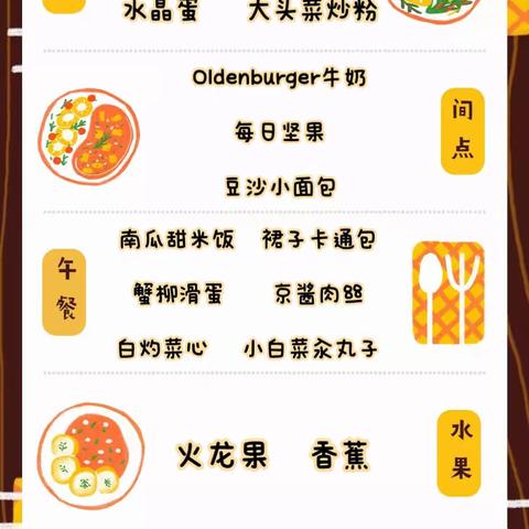 本周食谱来啦🤪（3🈷️20日～3🈷️24日）