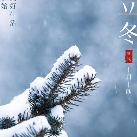 立冬节气播报-通师二附五（3）班吴佳熹