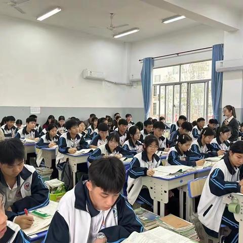 田东县滨江学校（高中部）开展2023年春季学期青年教师汇报课活动