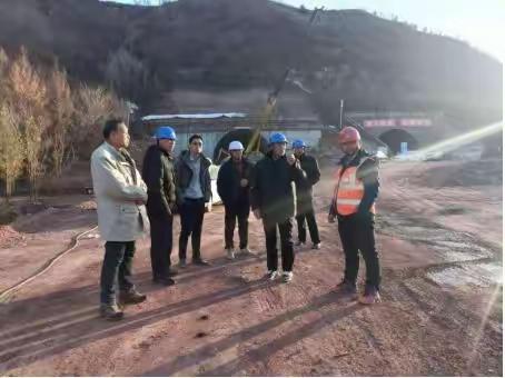 国道208线新建工程第三总监办进行冬期施工现场检查