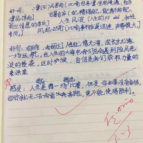 思考力从每一次预习中来