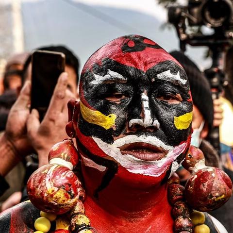 《阿细祭火节》