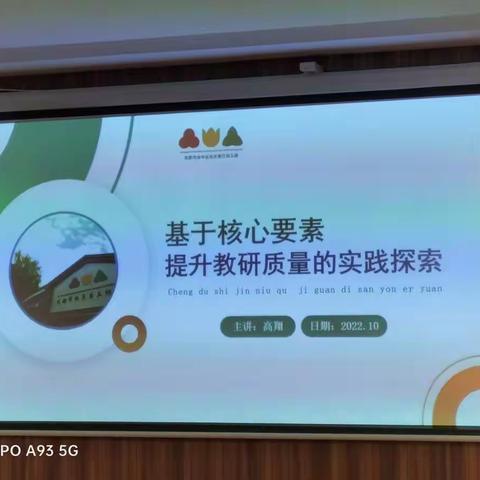 基于核心要素，提升教研质量的实践探索——高翔