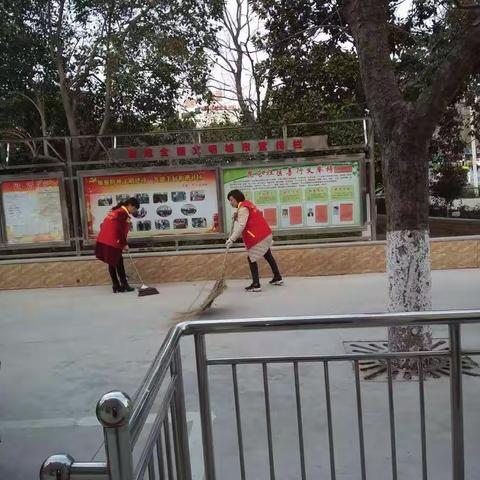 沙北街道昆仑社区第一网格清洁家园