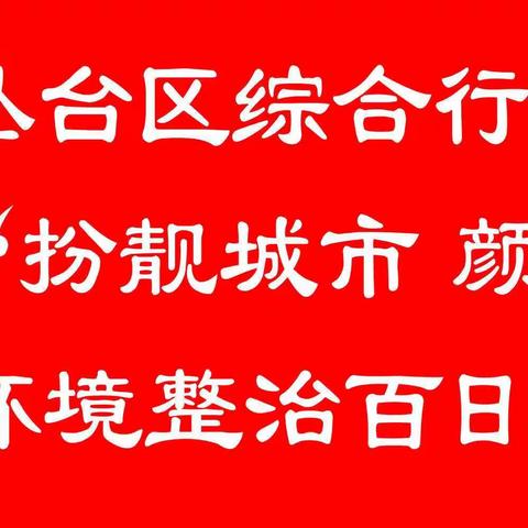 [丛台区综合行政执法局]全面开展“扮靓城市  颜值提升”环境整治攻坚行动