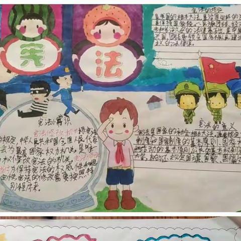 潍坊滨海实验小学三年级六班组织开展宪法宣传周主题活动