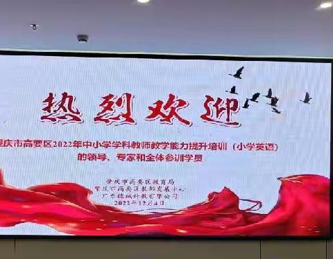 扬帆起航，不忘初心；汲取能量，静待花开——记肇庆市高要区2022年中小学英语教师教学能力培训Day3