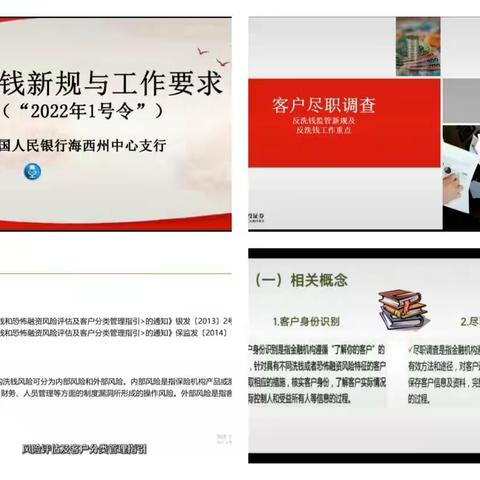 柴达木路支行业务培训之反洗钱篇