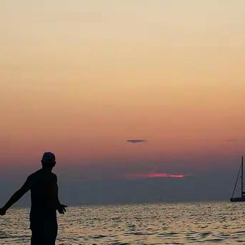 鳕鱼角🐟的沙滩日落🌅20190730