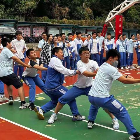 湖大附中初三年级组拔河比赛