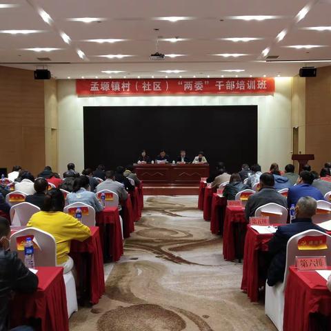 坚持党建引领提升治理水平   聚力乡村振兴实现富民强镇—华阴市孟塬镇举办村（社区）“两委”干部培训班