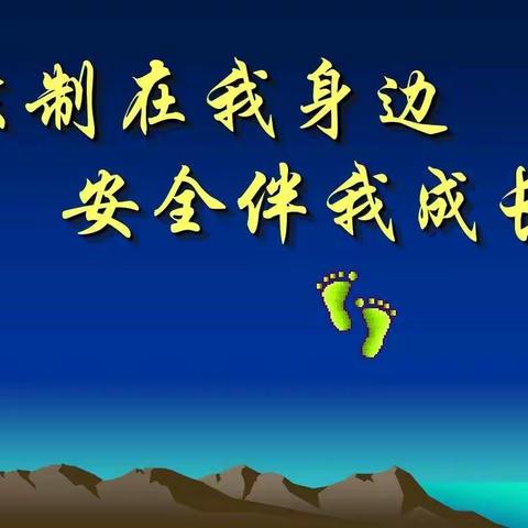 法制与你我同行，安全与你我同在——大字沟乡中心校法制进校园宣传教育报告会
