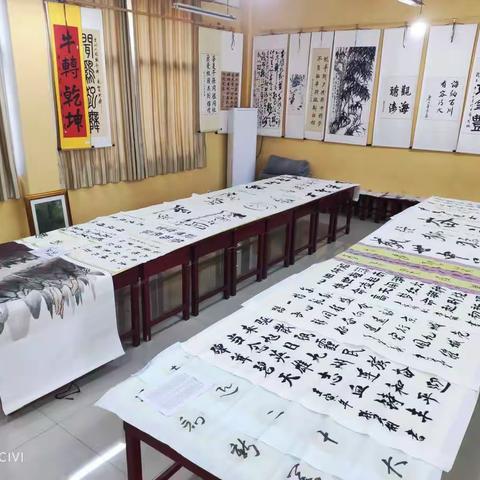 喜迎二十大  奋进新征程———官桥学区举办教师书画大赛活动