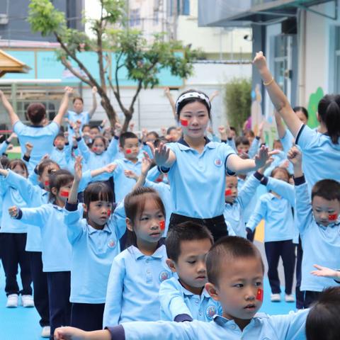 阳光早操，快乐成长                                        四联一幼童心班