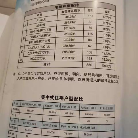 迁建别墅板楼户型图