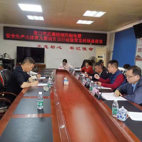 海口市应急管理局采摘槟榔防触电暨安全生产大排查大整治百日行动督察检查第一组到龙华区开展督察检查工作