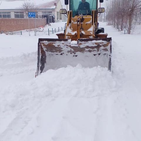 义隆永镇两级联动全力做好暴雪寒潮天气应对工作