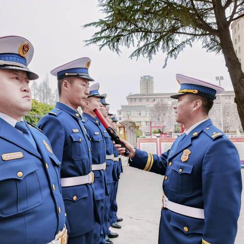 眉县大队“条令纲要学习月”之酒精测试