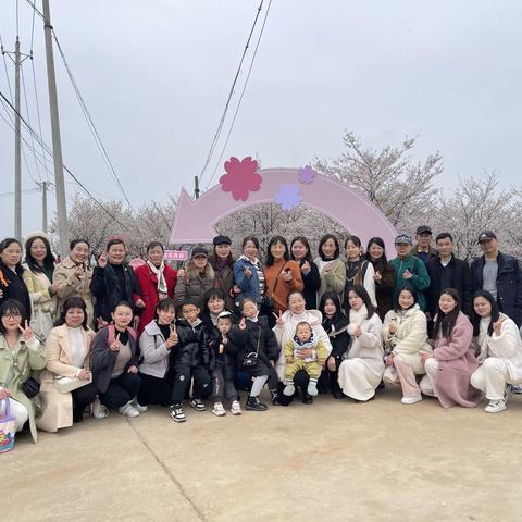 赴一场樱花之约---幼儿园开展教职工春游活动