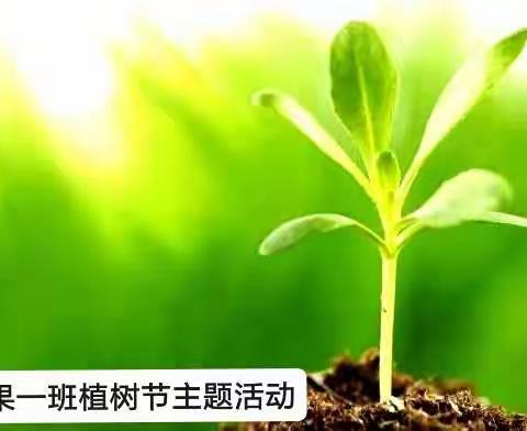 “拥抱春天，播种绿色”—— 苹果一班植树节主题活动