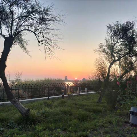美丽的海滨路清晨激情七月如火如荼