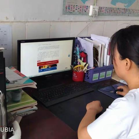 开封市南神岗小学师生认真学习习近平总书记“六一”寄语精神