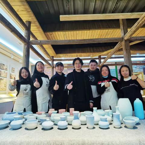 池园镇中心小学美术教师（2021年1月4日至15日）福州索佳艺陶瓷制作工艺学习之旅