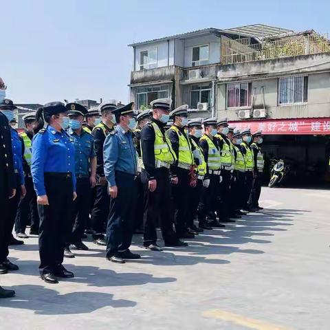 区公安分局发挥牵头作用积极开展电动三轮车联合整治