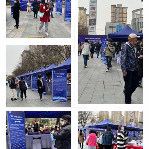 春风送真情·援助暖民心一一纸坊南村社区引导辖区失业人员参加招聘会