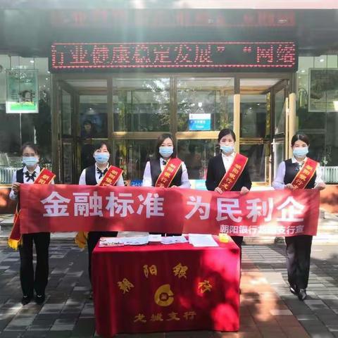 龙城支行开展“金融标准，为民利企”宣传活动