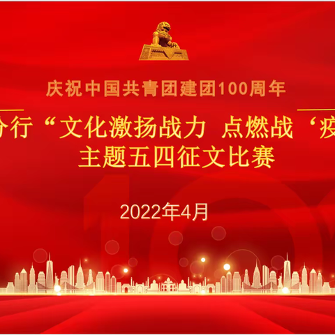 长春市分行开展“文化激扬战力 点燃战‘疫’青春”五四征文比赛