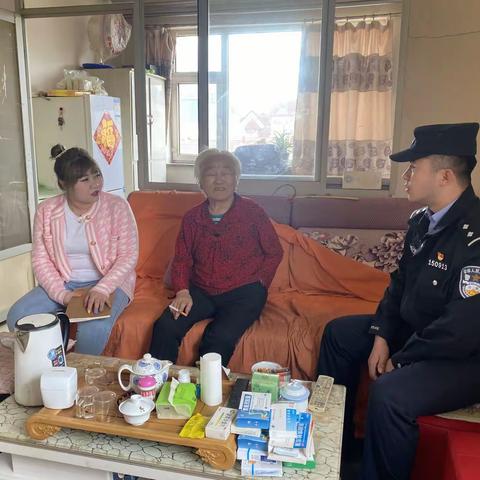 天池社区关爱辖区空巢老人 用心传递温暖