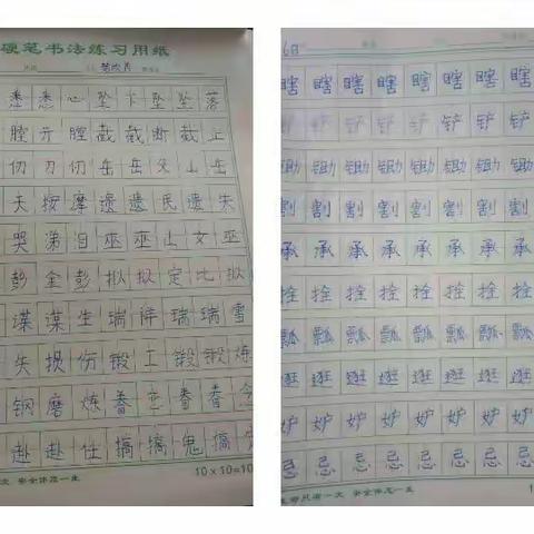 开发区秦庄小学暑假第一周读书写字活动