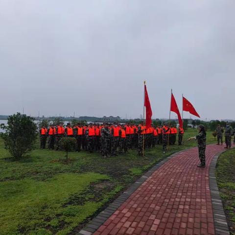 济源河务局：“以练备战”，冒雨开展防汛技能培训工作