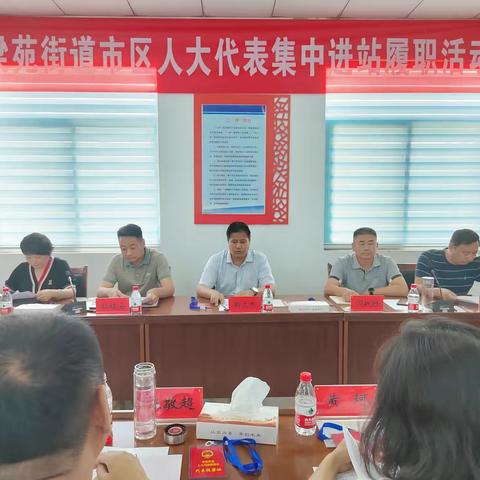 提升履职尽责能力 增强干事创业本领——梁苑街道开展市区人大代表集中进站履职活动