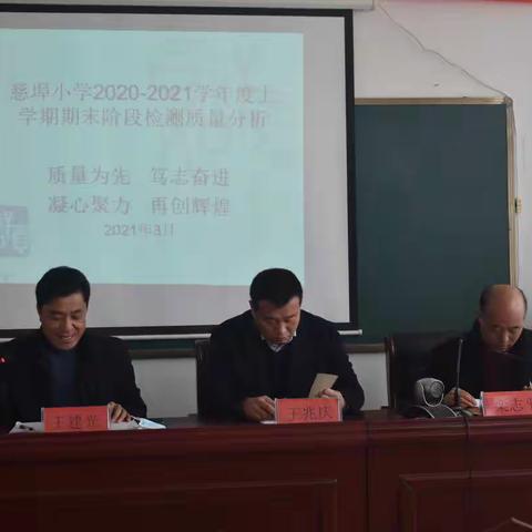 质量为先笃志奋进 凝神聚力砥砺前行——凌河街道慈埠小学2020-2021上学期教学质量会侧记