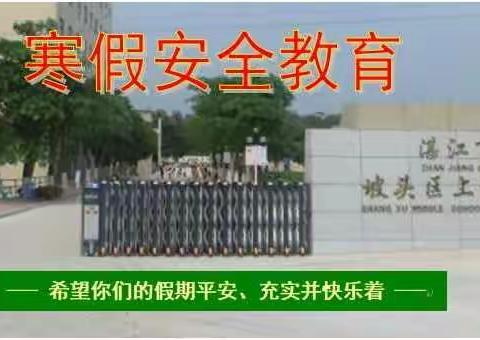 湛江市坡头区上圩中学——2019年寒假安全教育告知书——