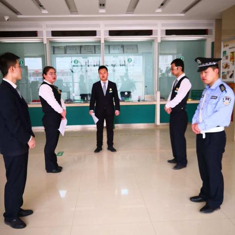 秦安莲花支行清洁日