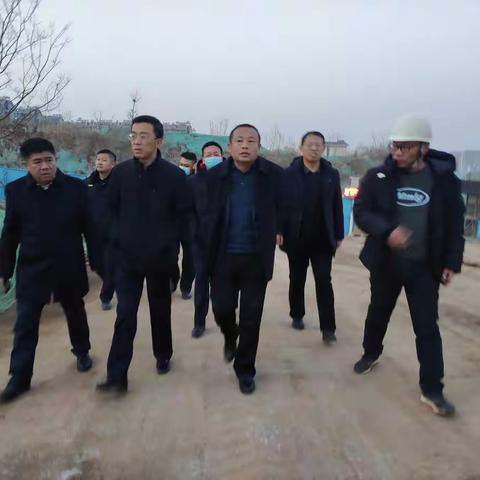 区领导督导检查融创工地