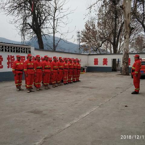 港沟森防中队忙碌平凡的一天。