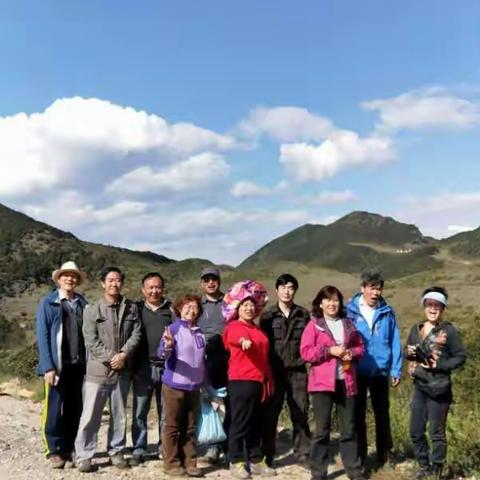 松林坡风景如画2018年5月5日周六登山活动
