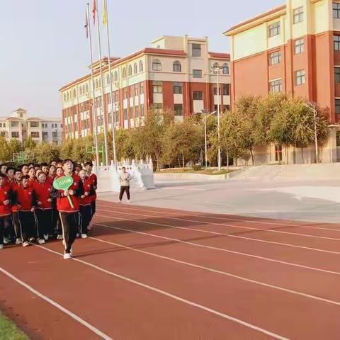 【精细化管理年】陕州区新时代精英学校初中部跑操比赛