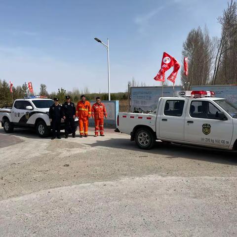 阿旗台河林场与阿旗公安局绍根分局开展清明节联防和防火宣传工作