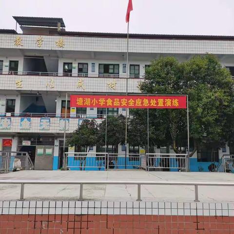 塘湖小学食物中毒应急处置演练